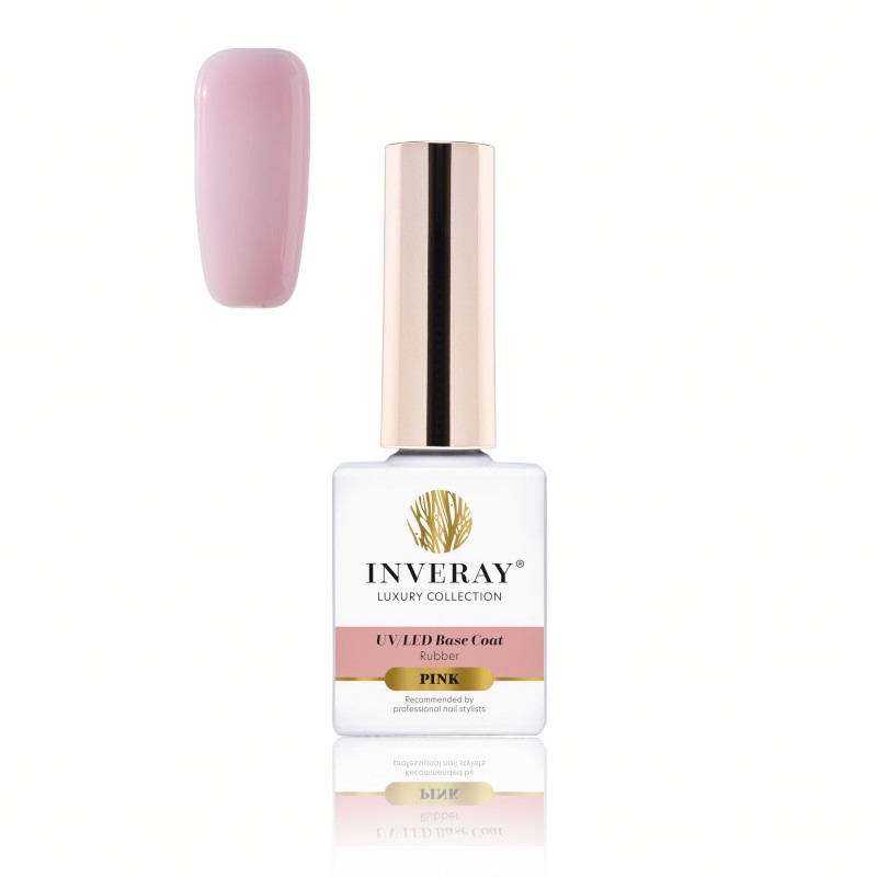 RUBBER BASE COAT PINK - INVERAY